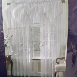 Colormate Sheer Panel from Sears. Platinum voile